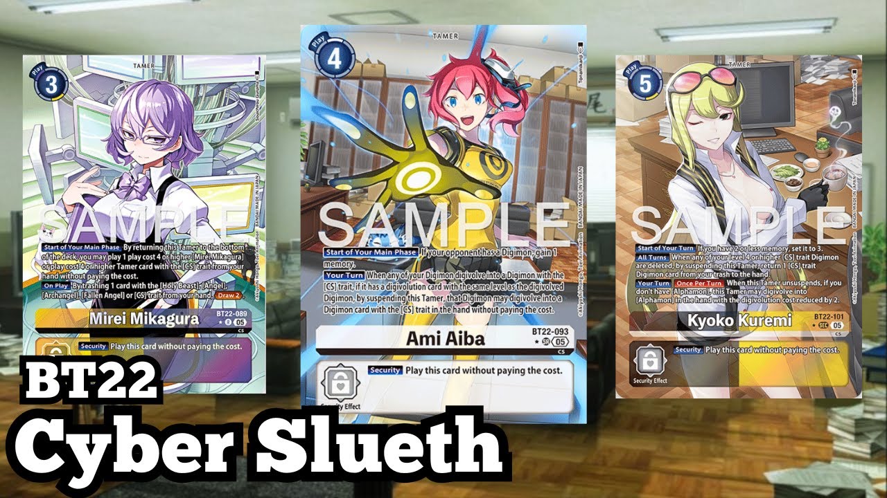 The Cyber Slueth Deck Is Genuinely Good!! - BT 22 Profile