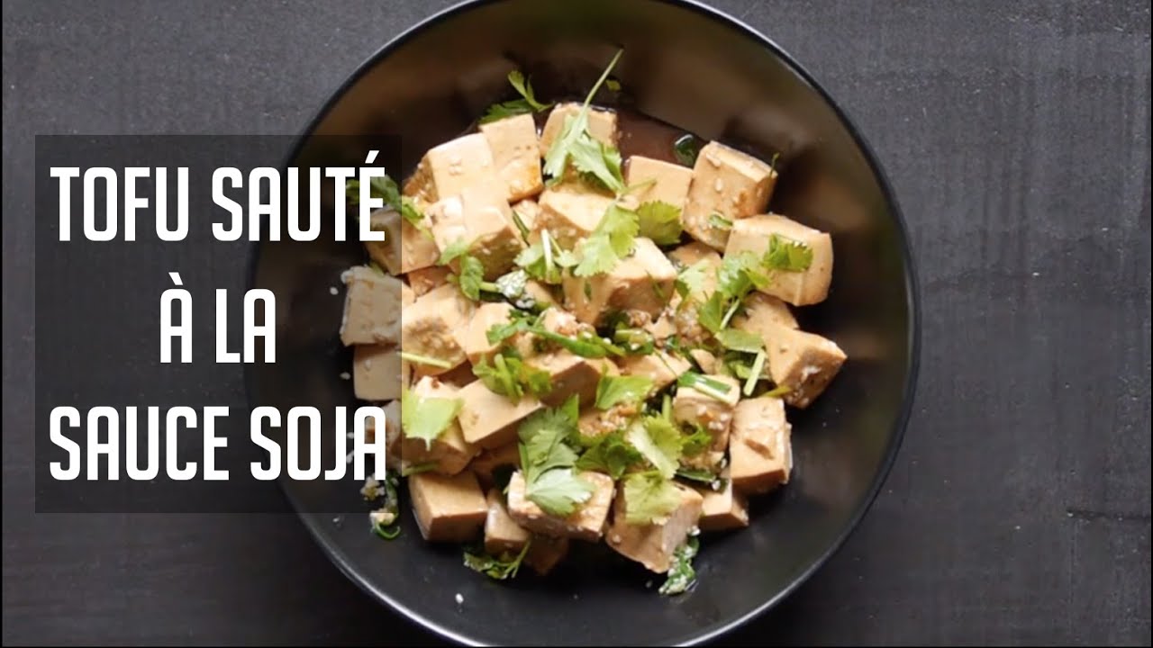 TOFU SAUTÉ À LA SAUCE SOJA - RECETTE CHINOISE TRÈS SIMPLE EN 15MIN