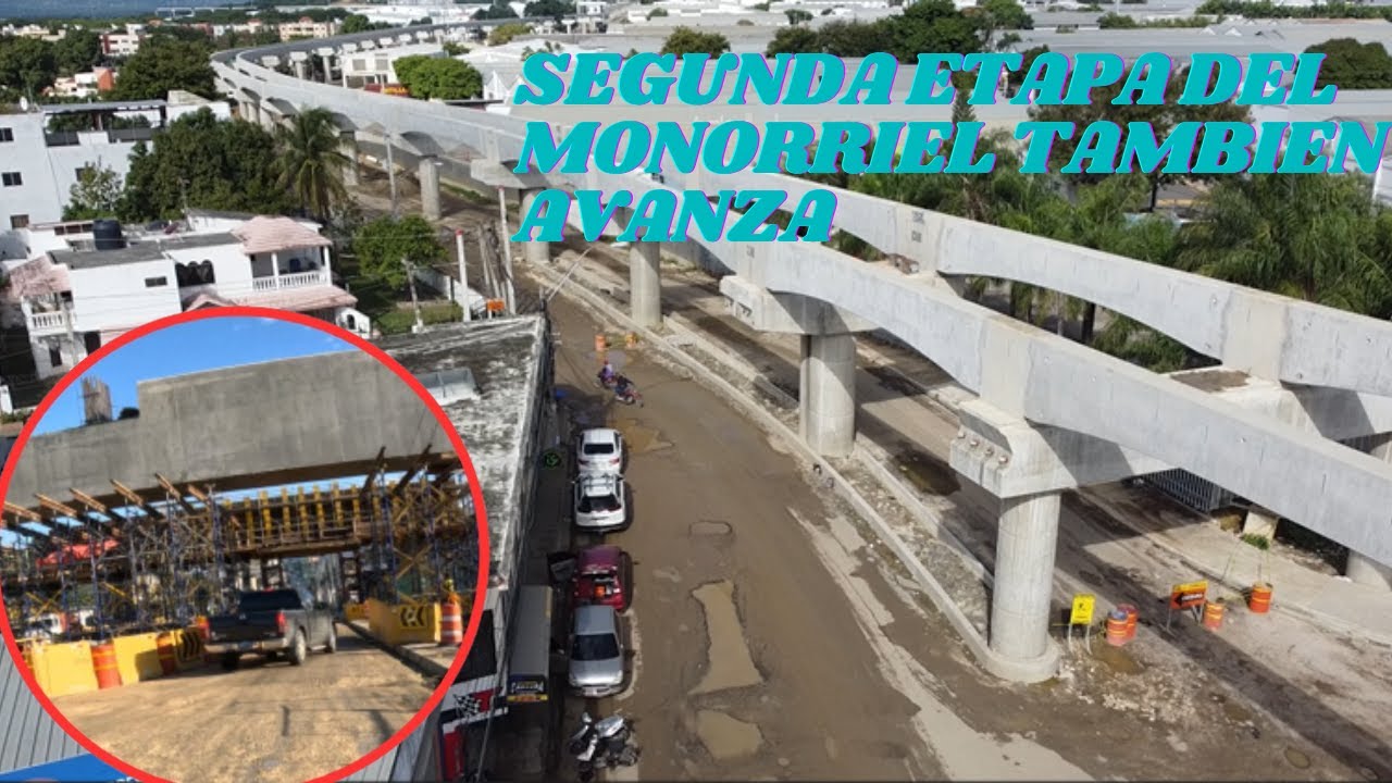 LA SEGUNDA ETAPA DEL MONORRIEL DE SANTIAGO SE TRABAJA A BUEN RITMO