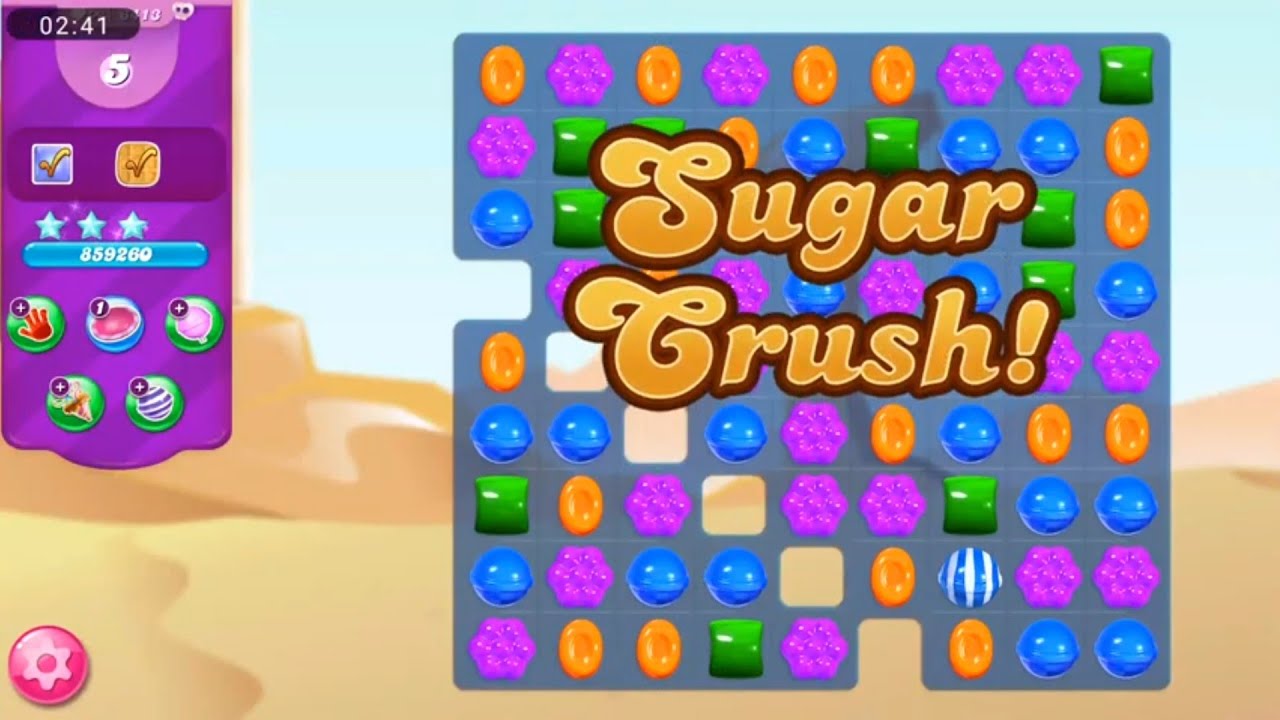 Candy crush saga level 6413 | Hard level | ⭐⭐⭐ Three Stars | No boosters | Candy crush saga 6413