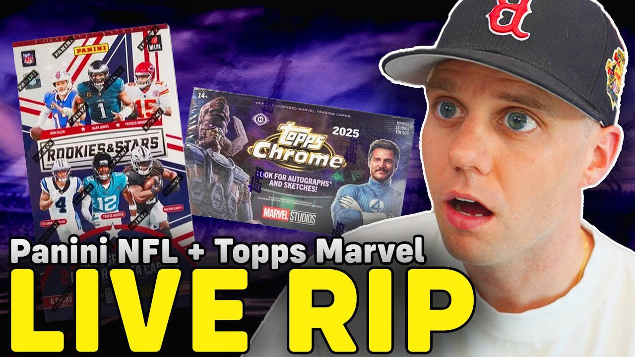 LIVE RIP: TOPPS CHROME MARVEL STUDIOS & PANINI ROOKIE & STARS