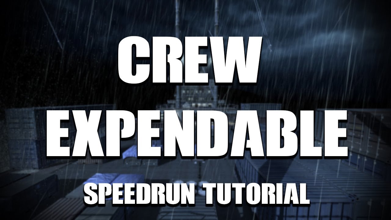 Crew Expendable: COD4 Speedrun Tutorial