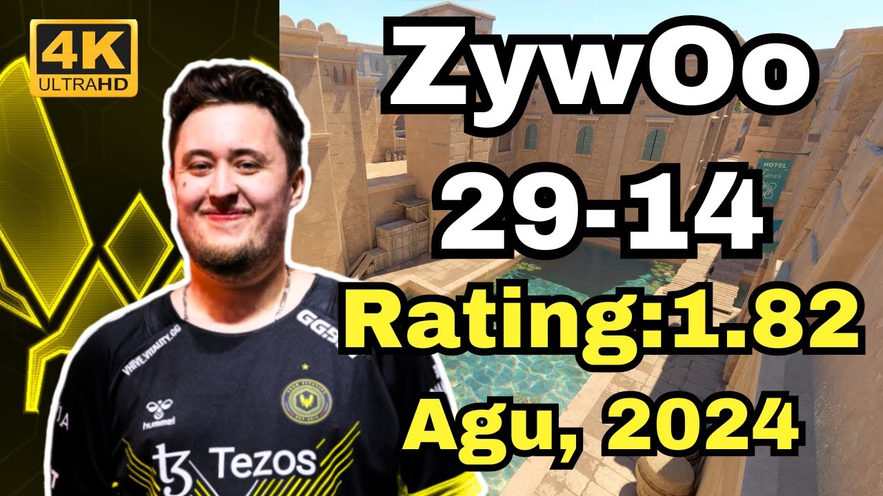 【4K】ZywOo (29-14) anubis POV | FACEIT Ranked | Aug 2, 2024 #cs2 #pov