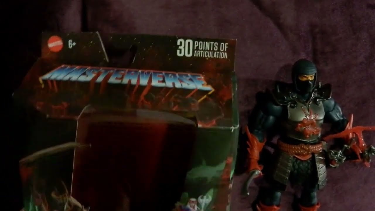 Masters of the Universe Masterverse New Eternia NinJor Unboxing Toy Review
