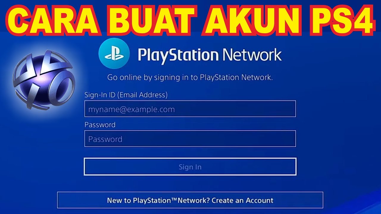 Cara Membuat Akun Playstation Network (PSN) di PS4‼️