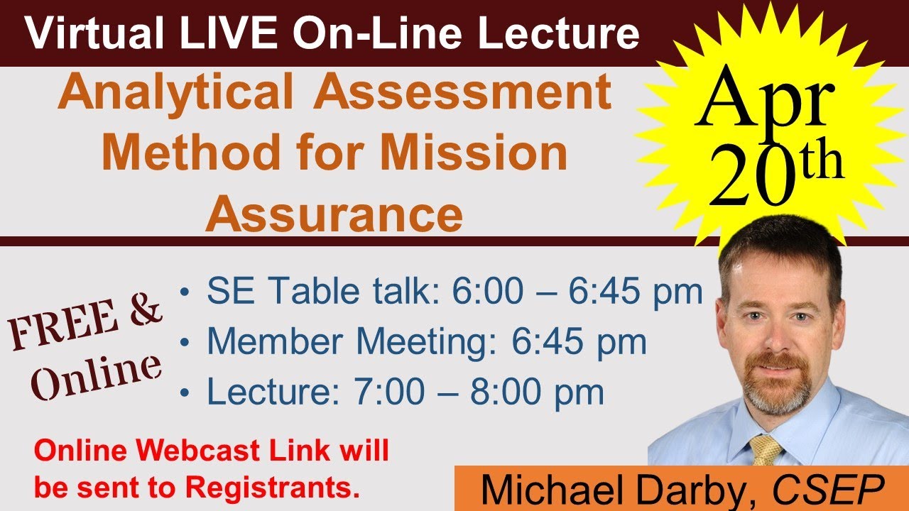 2022-04-20: Analytical Assessment Method to Directly Measure Mission Assurance (Darby)