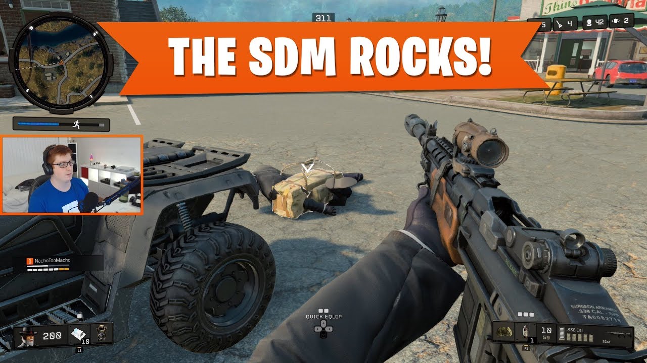THE SDM ROCKS! | Black Ops 4 Blackout | PS4 Pro