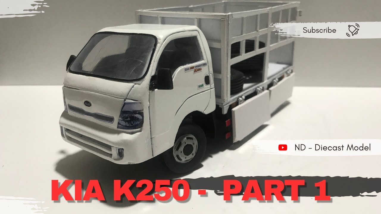 cách chế tạo xe tải mô hình từ PVC foam | phần 1 | ND - Diecast Model