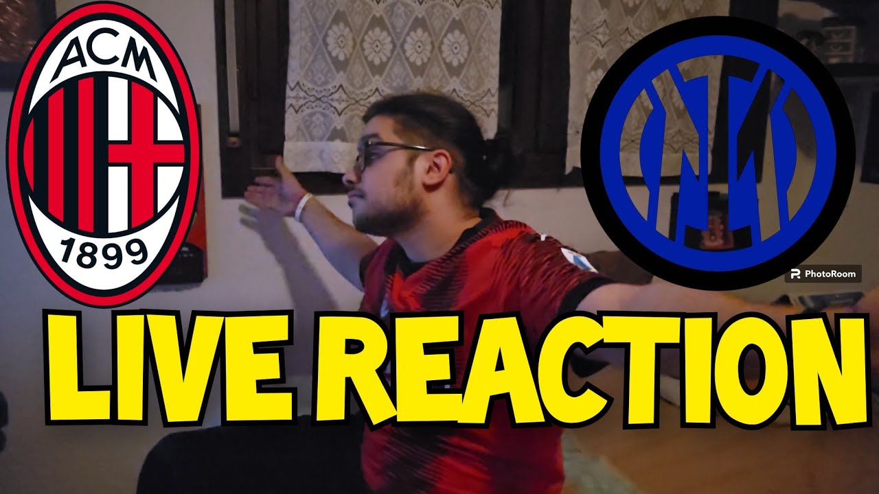 [SECONDA STELLA DAVANTI A NOI] LIVE REACTION MILAN-INTER 1-2 INTER CAMPIONE D'ITALIA MERITATAMENTE