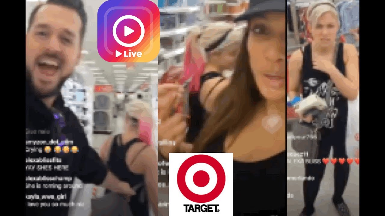 Ниа Джакс и Майк Роум из WWE ищут Алексу Блисс в магазине Target! (Забавный прямой эфир в Instagram)