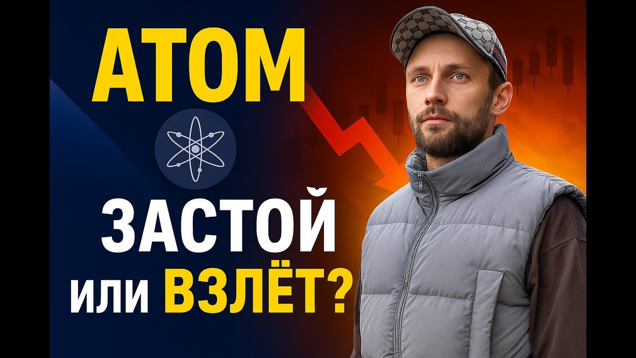 Полный разбор Cosmos (ATOM). Ждём рост монеты, при каких условиях. Технический анализ.