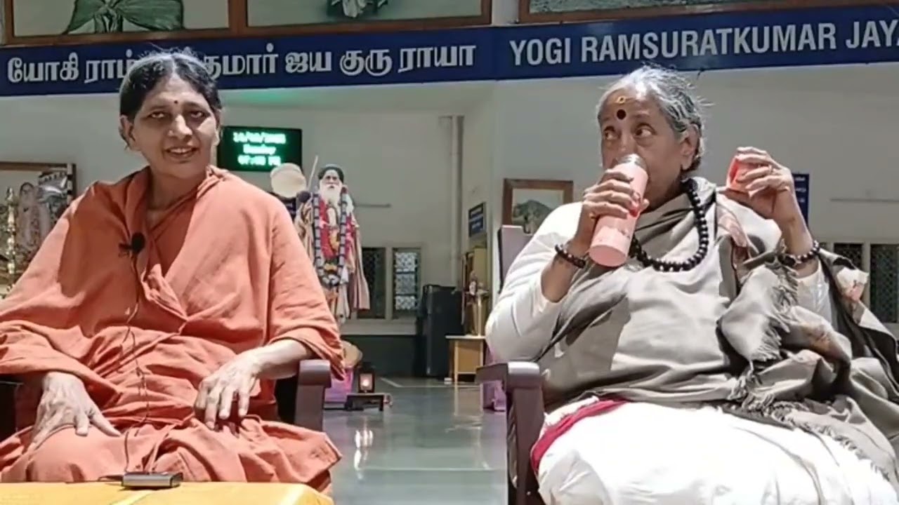 💯👉Discourse by Puja Sri Mathaji Chandrananda at🦋Yogi Ramsuratkumar Ashram👈| Yogi Ramsuratkumar🙏🙏🙏