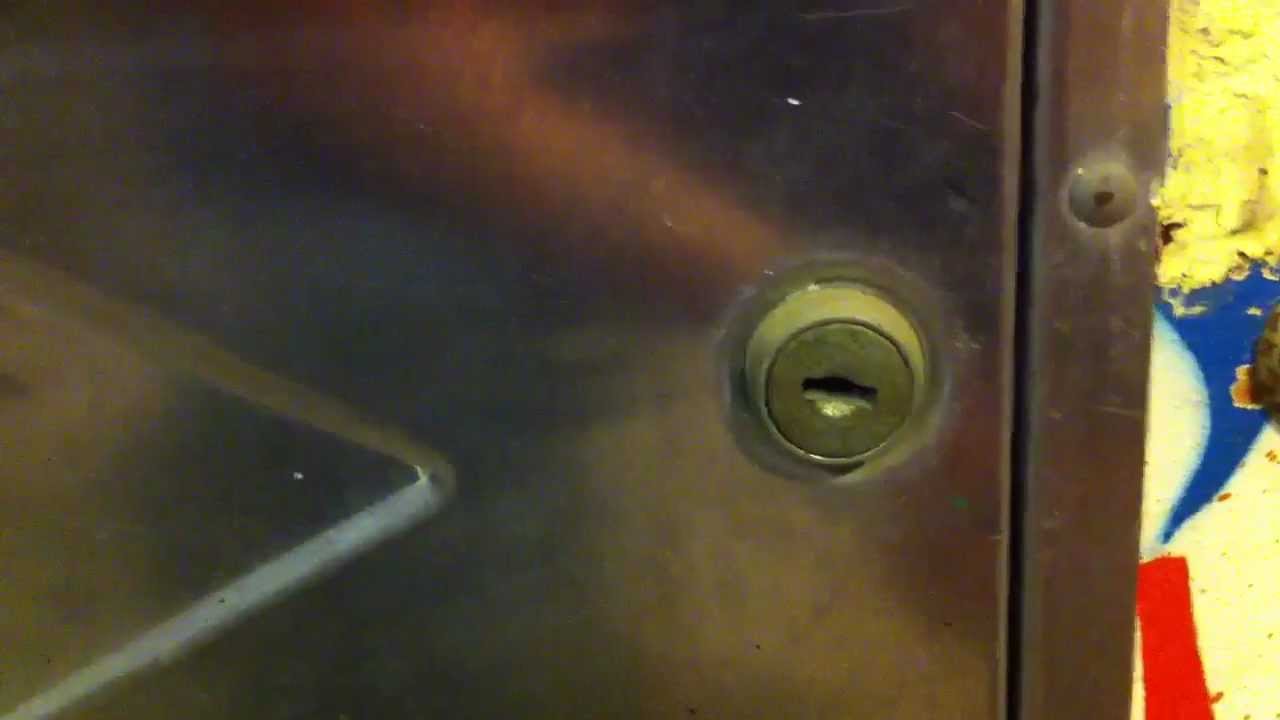 How to drill out the lock to open an arcade game or pinball machine