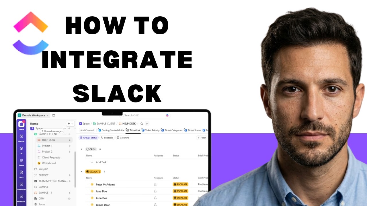 Как интегрировать Slack с ClickUp (полное руководство 2026)