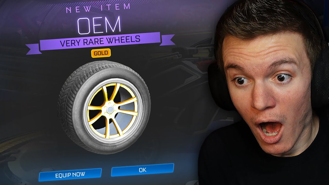 *NEW* GOLD OEM WHEELS IN ROCKET LEAGUE!