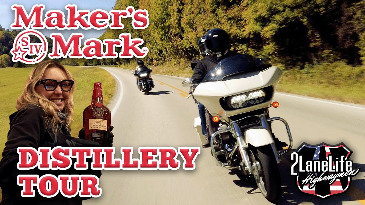 На мотоциклах на винокурню Maker's Mark! | Встречаемся с Летицией Клайн в Кентукки