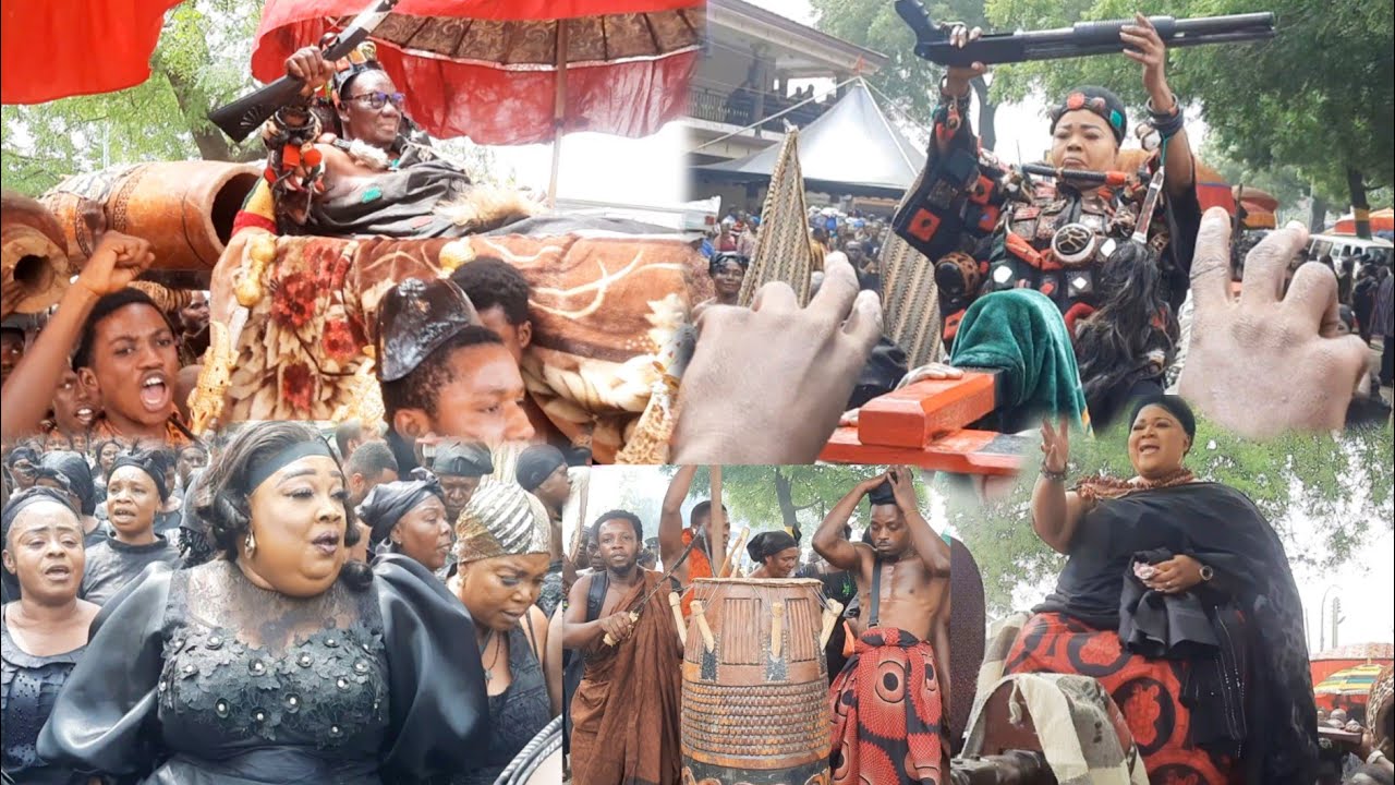 EJISU HEMAA (The Second YAA ASANTEWAA) Clash ASANTE Mampong Hemaa & Mampong Hene @ MANHYIA PPALACE.
