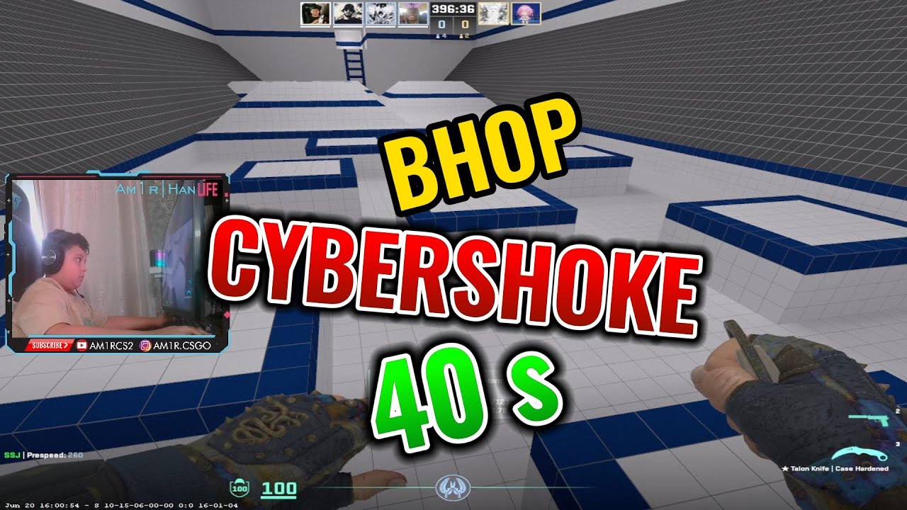 ТРЕНИРУЕМ БИНИХОП CS2 #bhop #cybershoke #cs #counterstrike2 #cs2 #gamer #банихоп  #ксго #играем