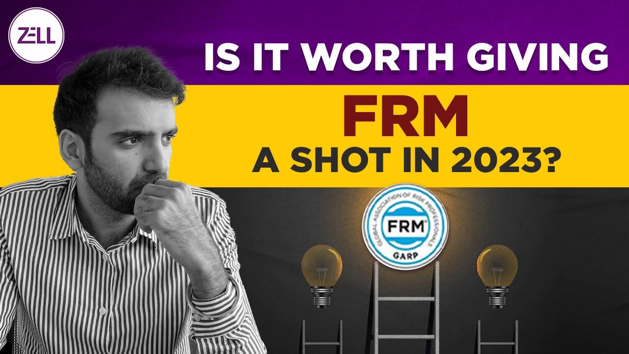 🔴Is it worth giving FRM a shot? @ZellEducation  | FRM Exam Explained #garp #frm