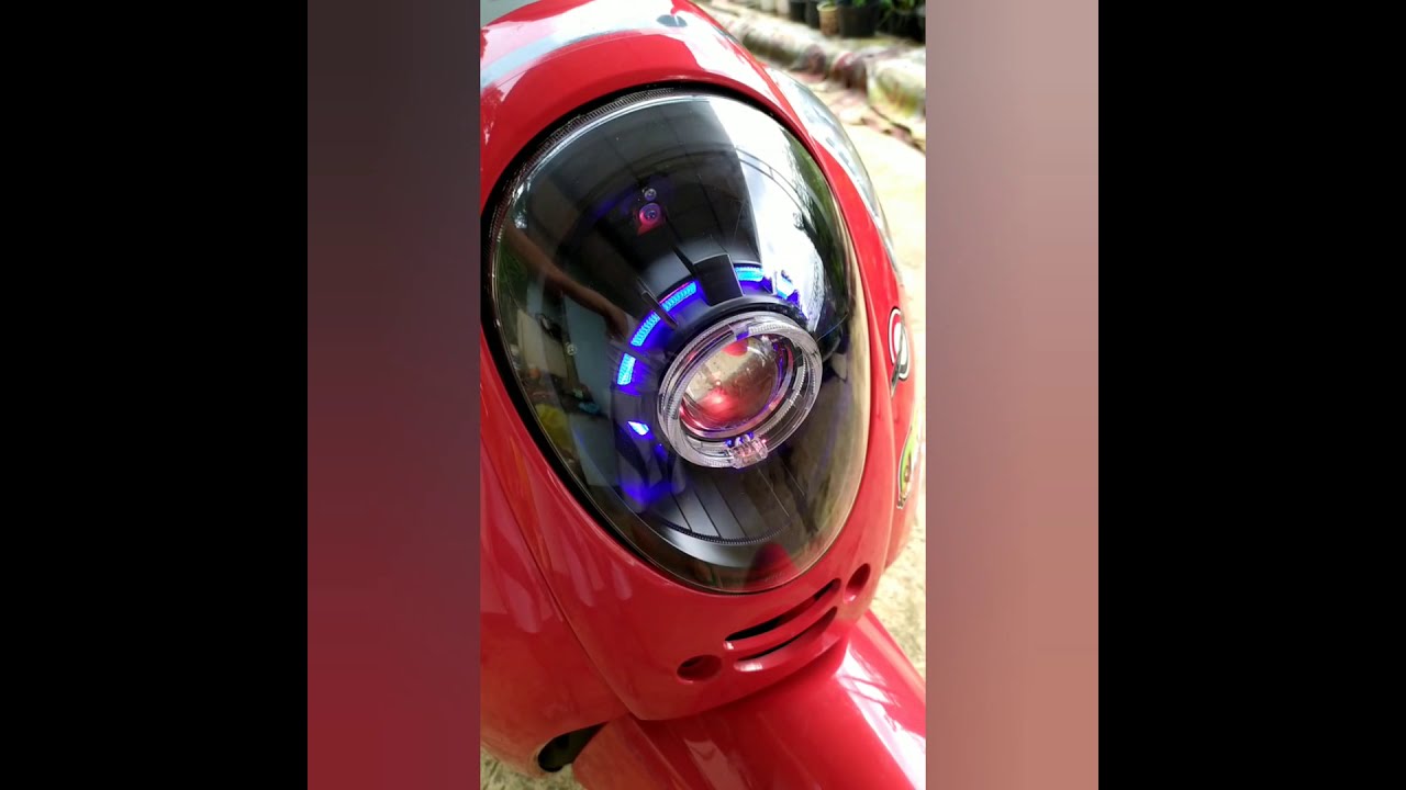 Pasang projie AES di Scoopy fi #LED #PROJIE #SCOOPY #MODIFICATION #MATIC