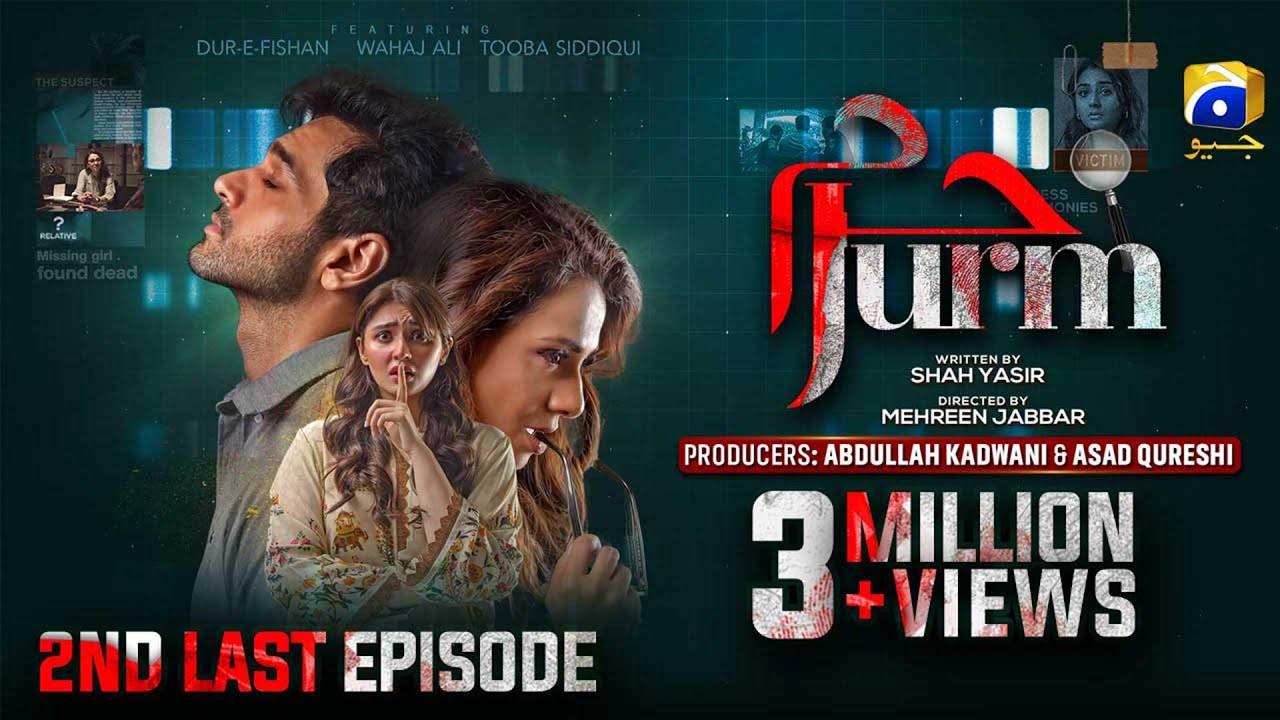 Jurm 2nd Last Episode 03 - [Eng Sub] - Wahaj Ali - Durefishan Saleem - Digitally Presented by Lux