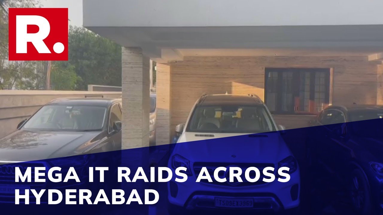 Mega Multi-Location IT Raids in Hyderabad On Properties Of Vamsiram Builders