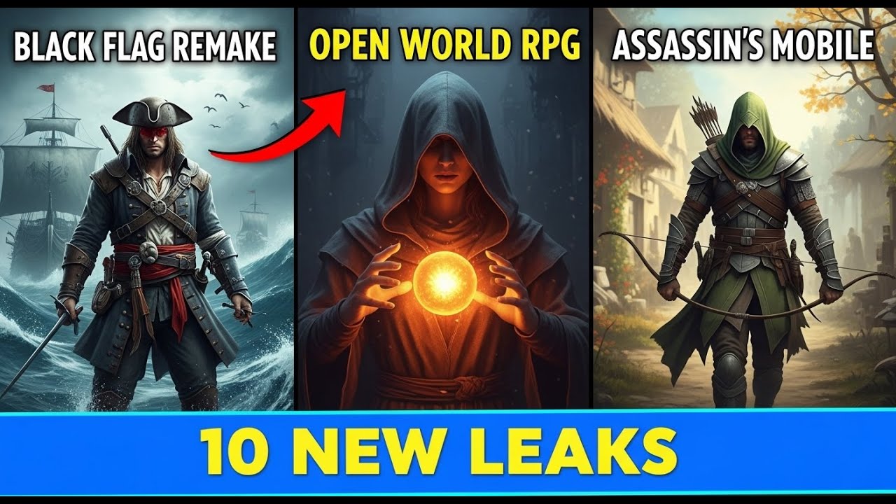 10 INSANE LEAKS You NEED to Know! 🔥 | AC Black Flag Remake + More