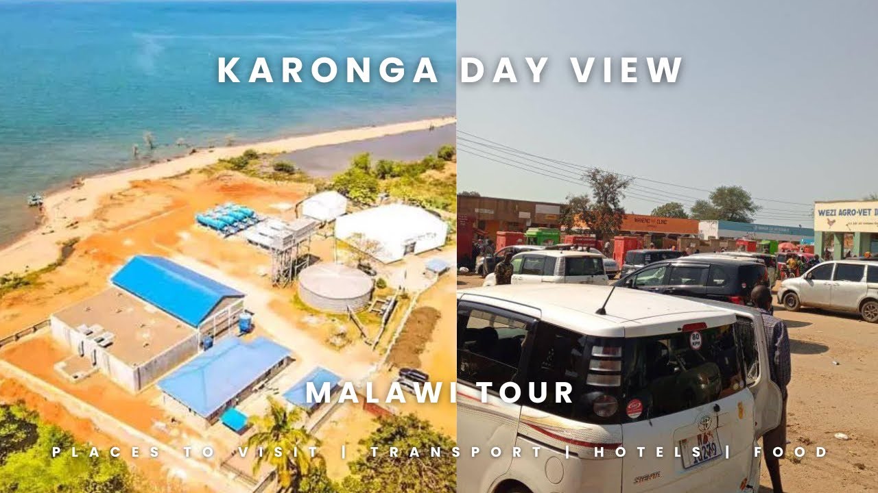 Malawi Cities Tour | Karonga view during the day | The beautiful view of lake malawi and forest