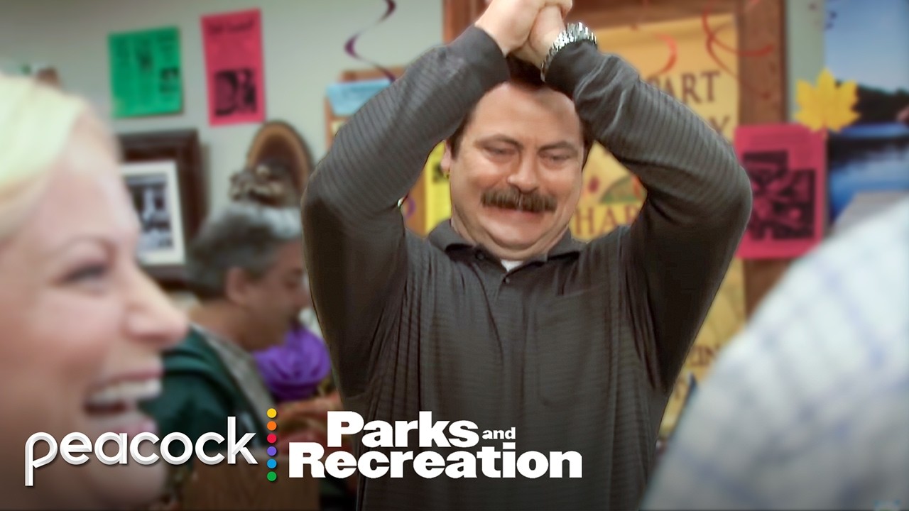 Nick Offerman playing Ron Swanson perfectly for 20 minutes straight | Parks and Recreation