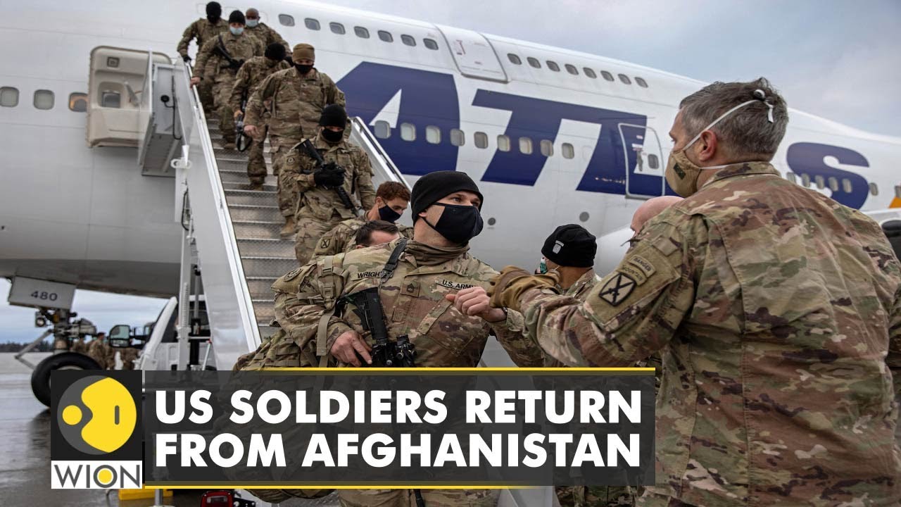 140 US soldiers return from Afghanistan after troop withdrawal | Latest News