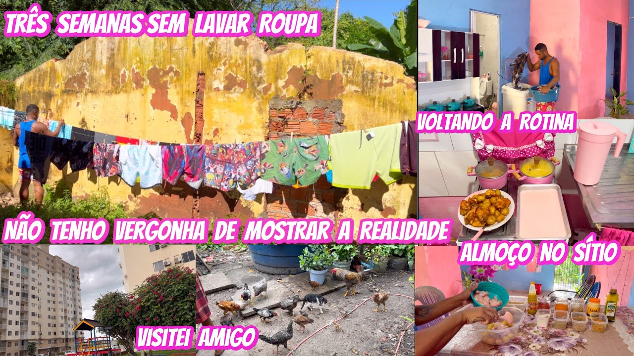 NÃO SINTO VERGONHA DE MOSTRAR MINHA REALIDADE/MUITA ROUPA SUJA/VOLTANDO A ROTINA/ALMOÇO NO SÍTIO
