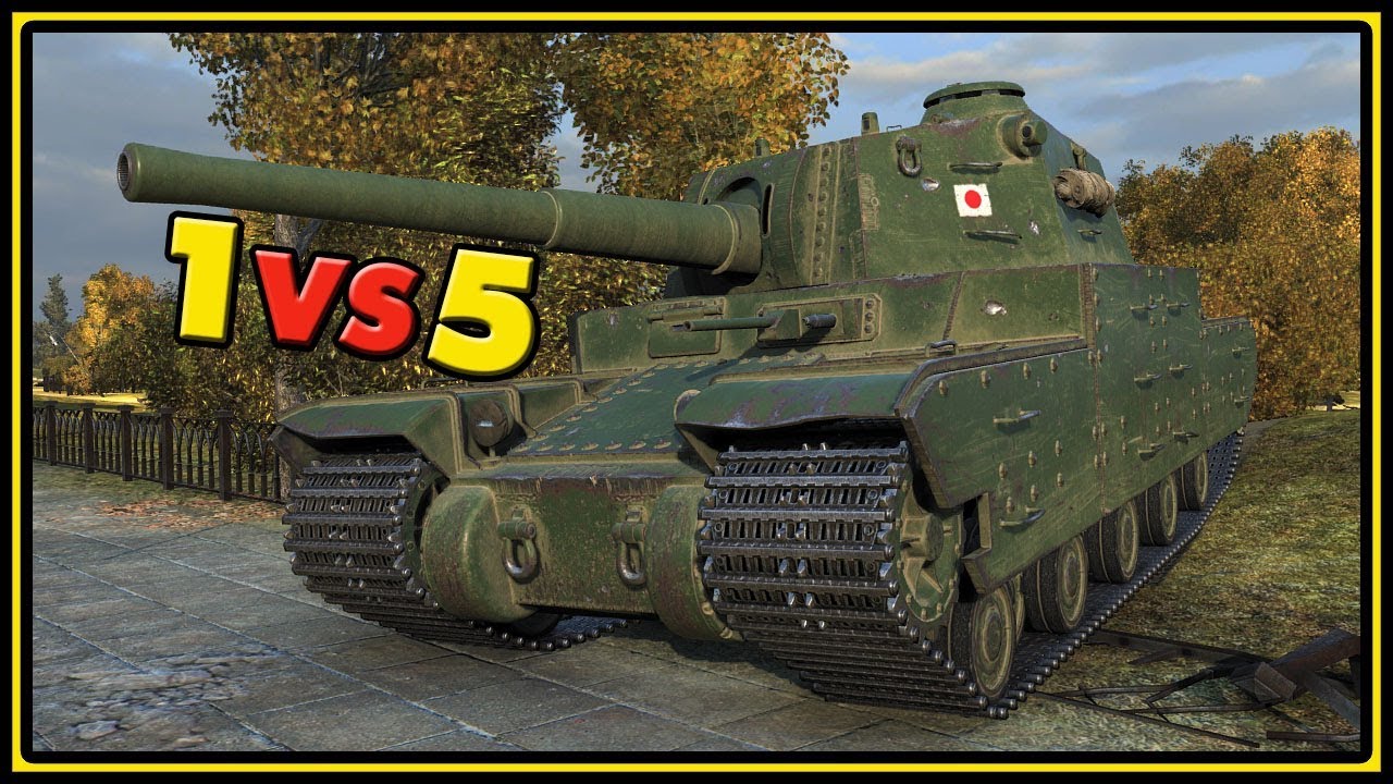 Type 5 Heavy - 10 Kills - 1 VS 5 - World of Tanks Gameplay
