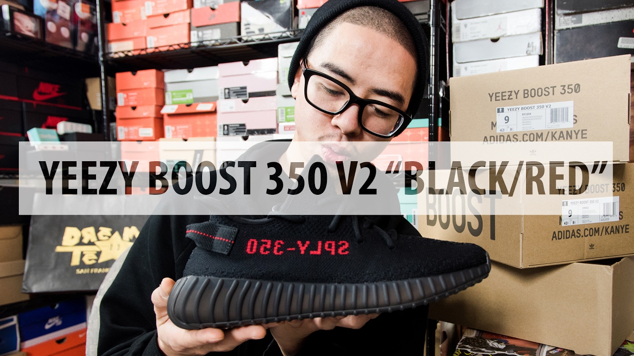 Yeezy Boost 350 V2 Black/Red 