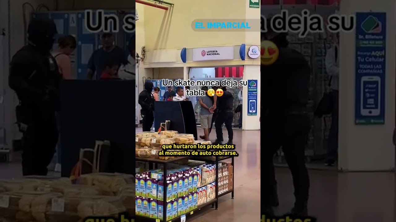 Evidencian c&oacute;mo roban en supermercados gracias a cajas de autocobro #ent&eacute;rate #viral