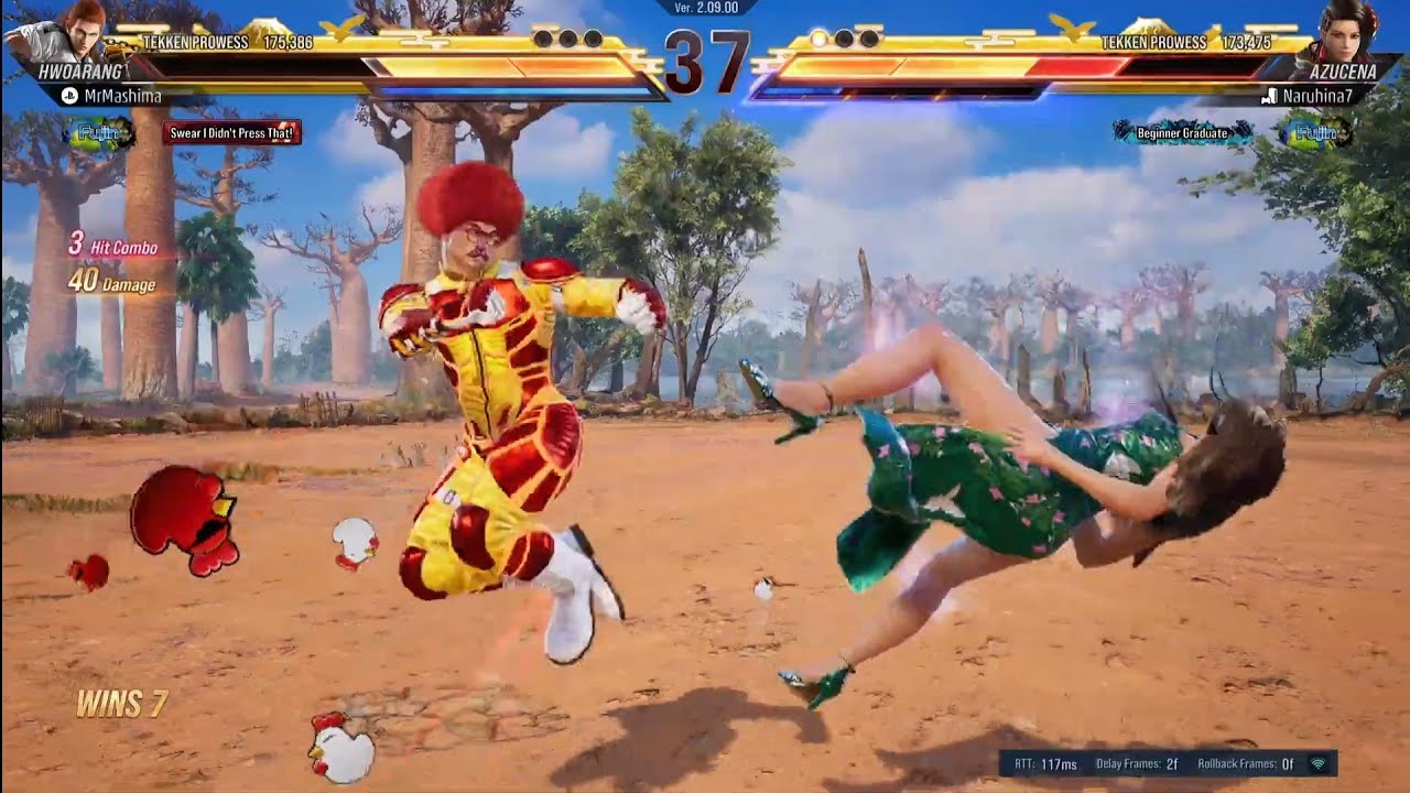 Hwoarang vs Azucena Tekken 8