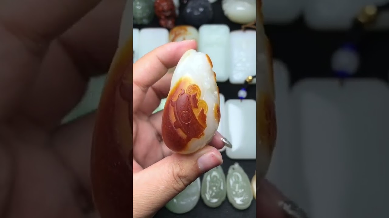 Wonderful video of Xinjiang high quality Hetian jade# 188