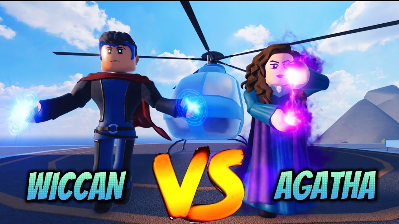 Wiccan  VS  Agatha 😱 | Marvel Omega roblox