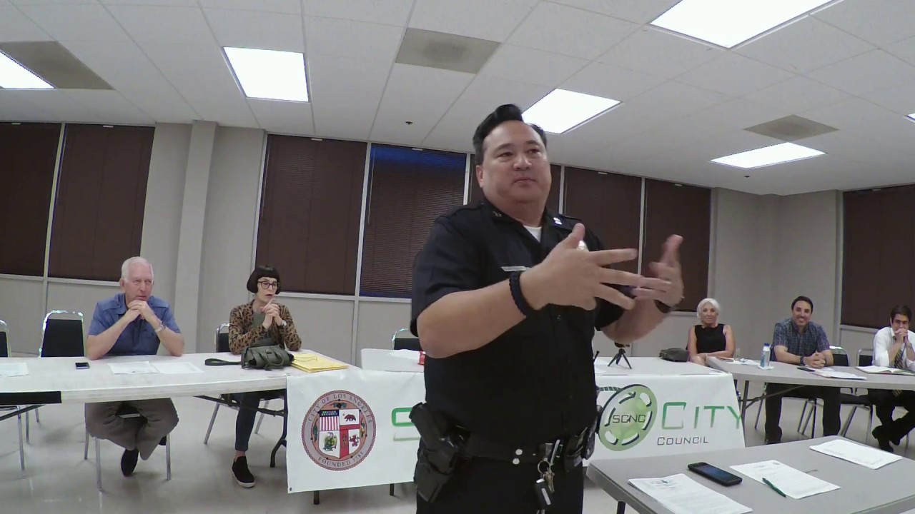 SCNC Public Safety Meeting 08 09 18