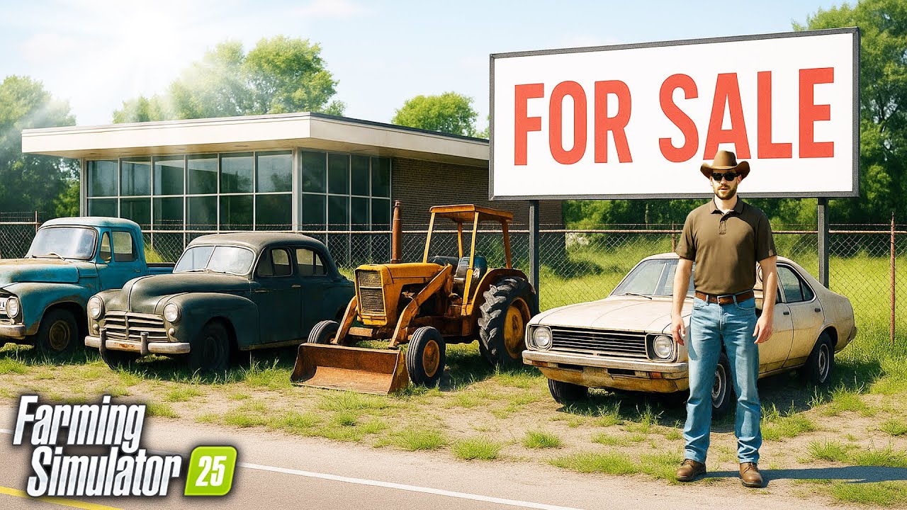 Я ПОТРАТИЛ 365 ДНЕЙ, ЧТОБЫ ПРЕВРАТИТЬ ПУСТУЮ ПАРКОВКУ В ДИЛЕРСКИЙ ЦЕНТР! Farming Simulator 25