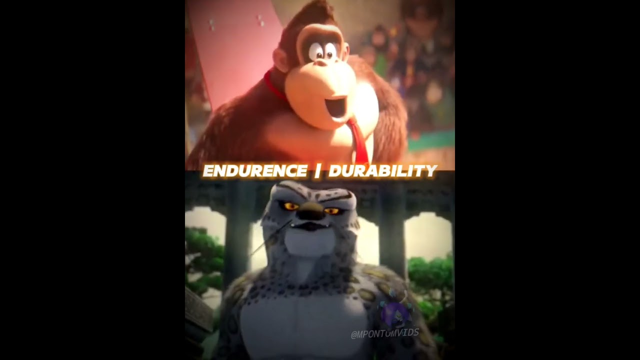 Super Mario Movie Team vs Kung Fu Panda Villains