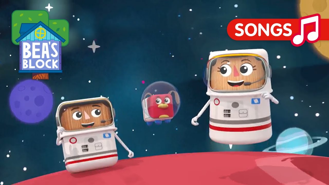 Bea's Block Songs | Bea Goes To Space!👩&zwj;🚀🪐🚀