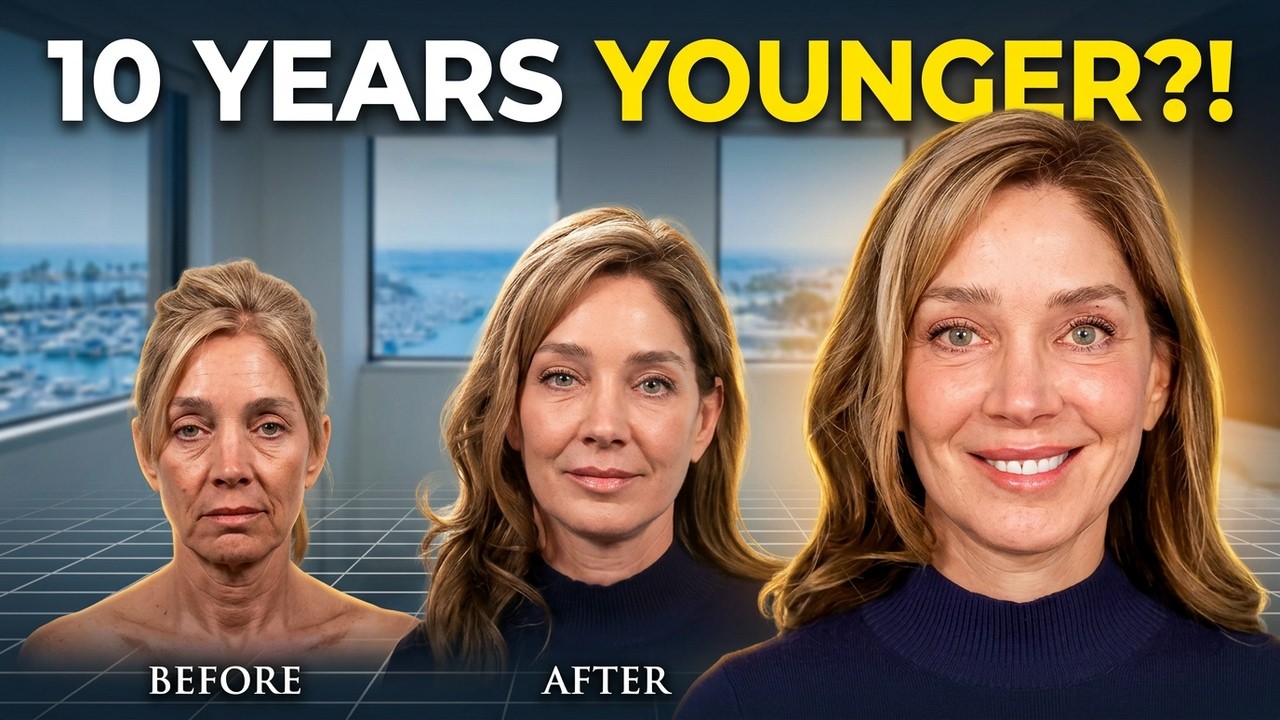 10 YEARS YOUNGER?! Traceless Facelift Surgery Before and After | Dr. David Stoker