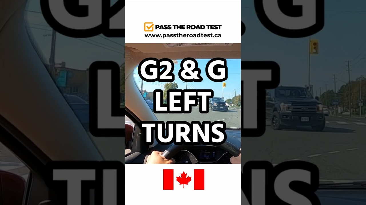 G2 & G ROAD TEST &ndash; Ontario &ndash; Left Turn Mistakes That FAIL Drivers Instantly