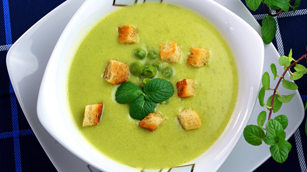 Zupa-krem z zielonego groszku | Smaczne-Przepisy.TV