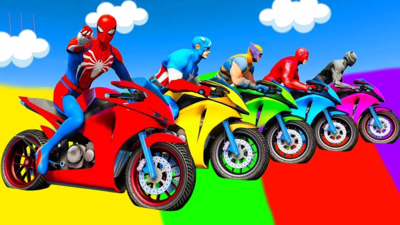 الرجل العنكبوت انقاذ باتمان Spider-Man Rescue batman vs iron man vs venom funny Game GTA 5 superhero