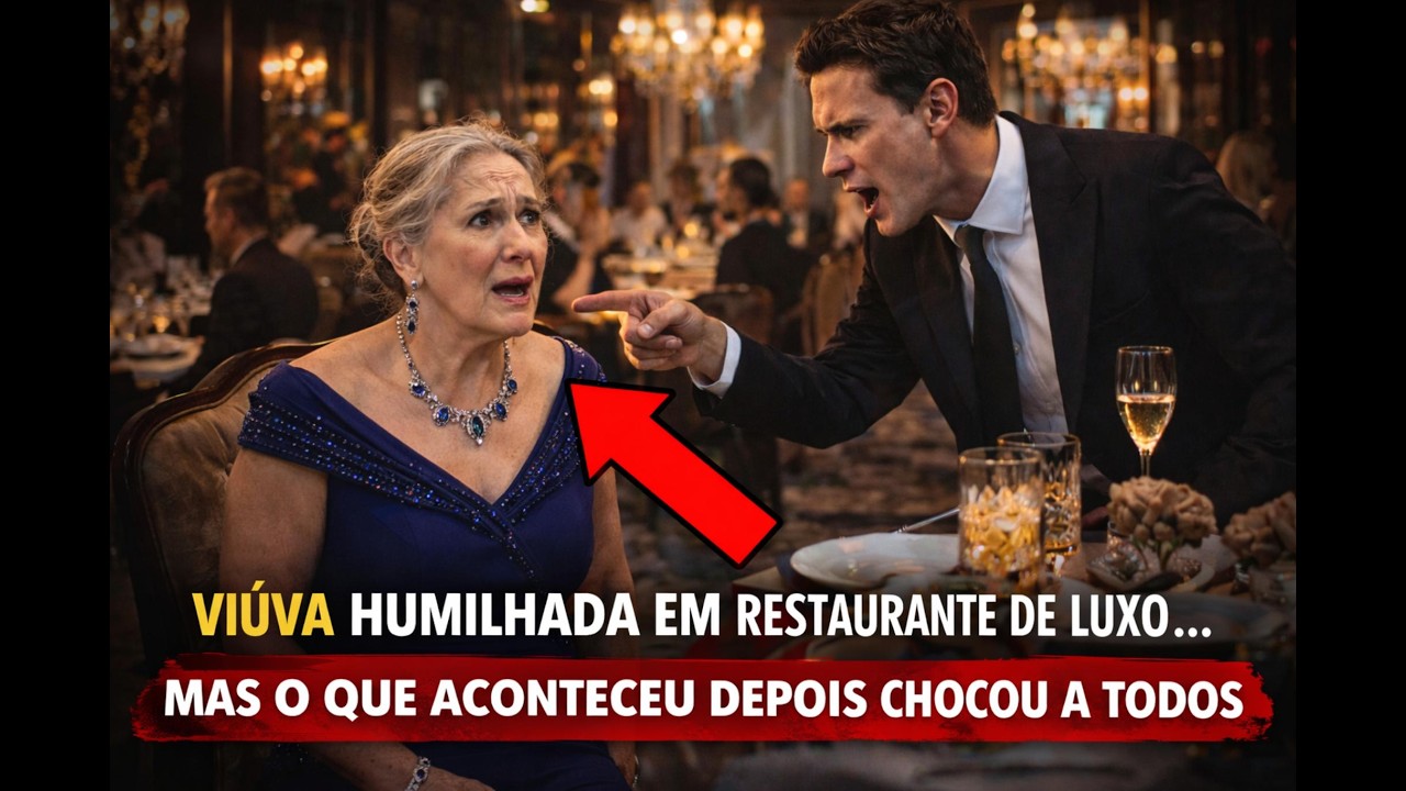 A VIÚVA FOI HUMILHADA EM UM RESTAURANTE DE LUXO… MAS O QUE ACONTECEU DEPOIS CHOCOU A TODOS
