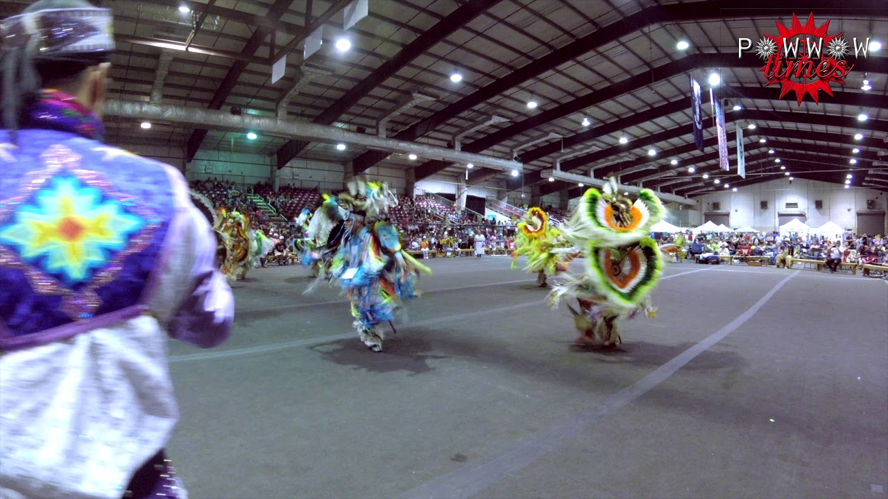 Sr Mens Fancy Feather Saturday Finals @ Kinder Powwow 2018