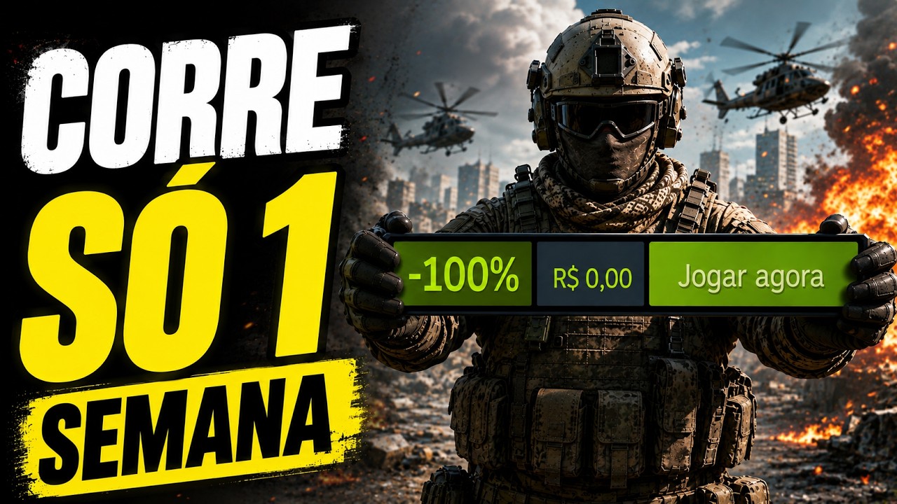 OFICIAL! Jogo de GRA&Ccedil;A na STEAM por 1 semana e ofertas HIST&Oacute;RICAS