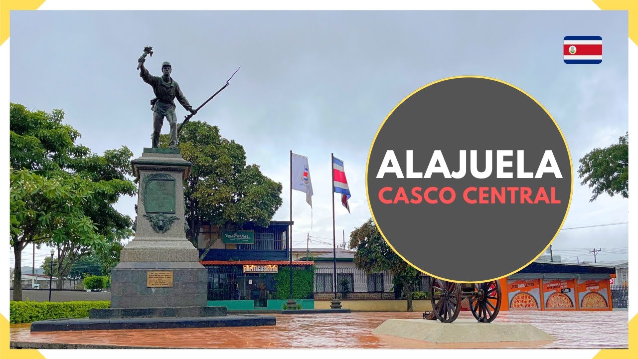 ALAJUELA es la cuna de JUAN SANTAMARIA - Recorriendo su Casco Central - COSTA RICA 2023