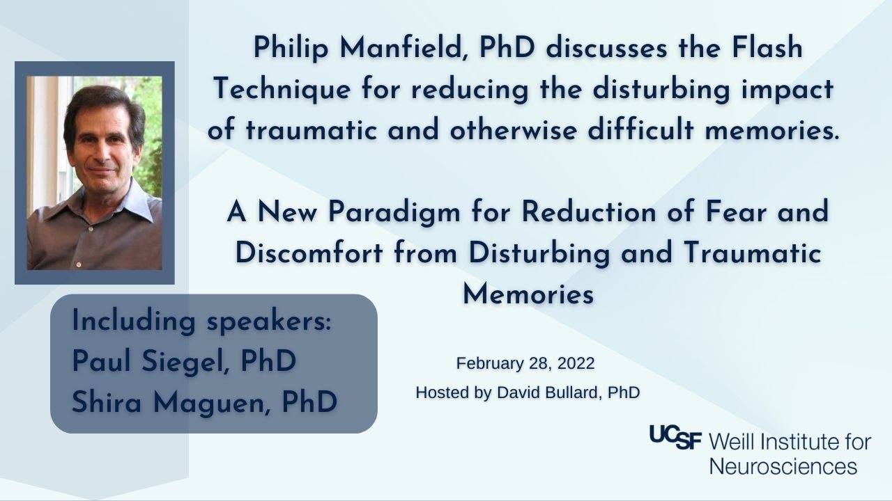 Phil Manfield, PhD describes the Flash Technique, UCSF Weill Institute for Neurosciences, 2/28/22